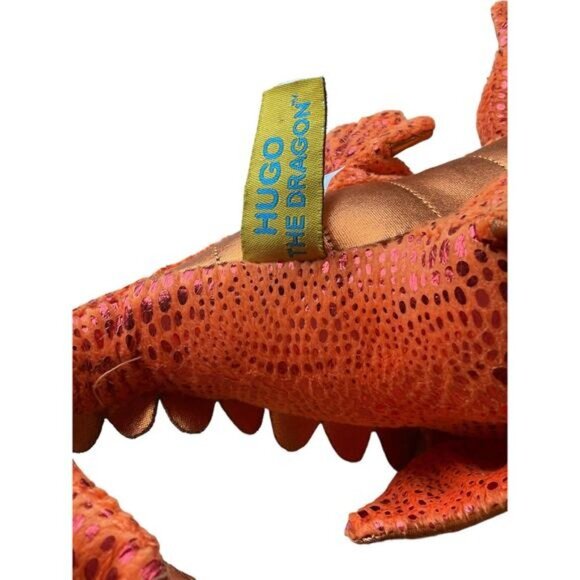 Douglas 12" Hugo The Dragon Plush Toy - Picture 4 of 8